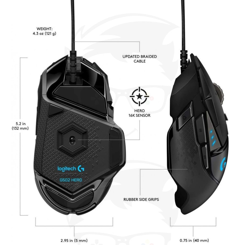Logitech G502 Hero High Performance Gaming Mouse Logitech G502 Hero High Performance Gaming Mouse